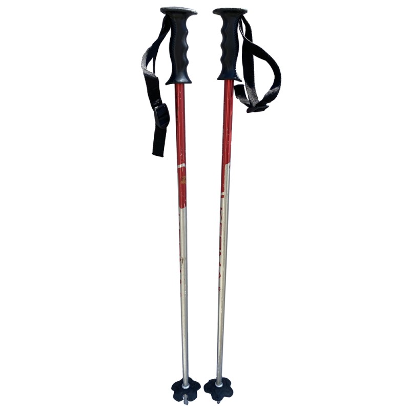 Kerma Junior Ski Poles 85 cm Red