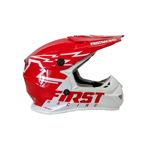 Casco MTB First Racing K2 Lightning Bolt Rosso / Bianco FIRST RACING - 1