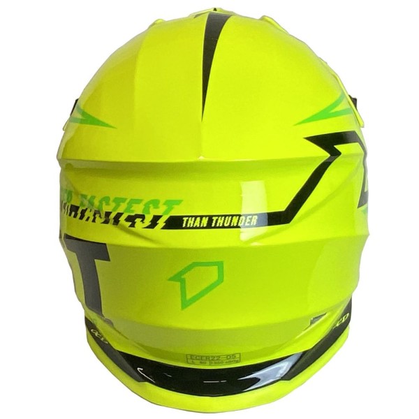 Casco MTB First Racing K2 Lightning Bolt Amarillo Neón / Verde Neón / Negro FIRST RACING - 5