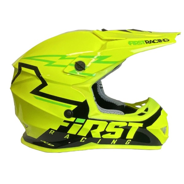 Casco MTB First Racing K2 Lightning Bolt Amarillo Neón / Verde Neón / Negro FIRST RACING - 1