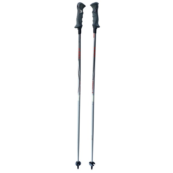 Bâtons de ski Leki Speed S Airfoil Light Grey White