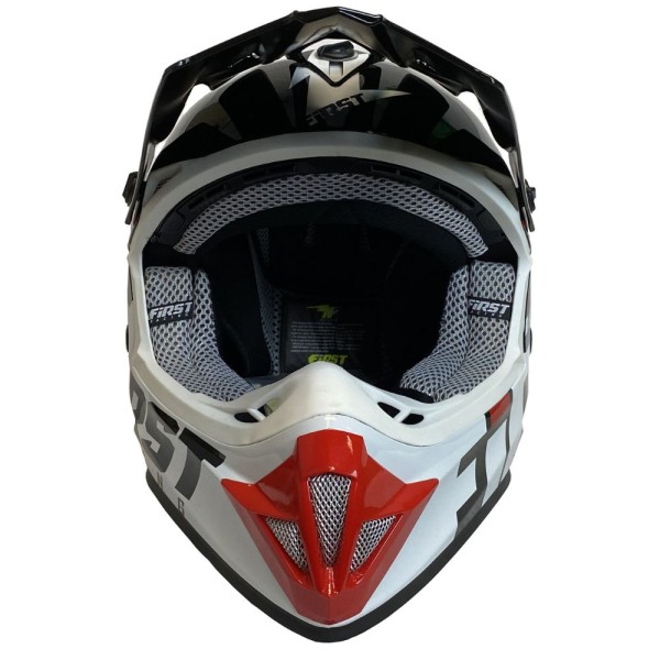 Casco MTB First Racing K2 Lightning Bolt Negro / Blanco / Rojo FIRST RACING - 3