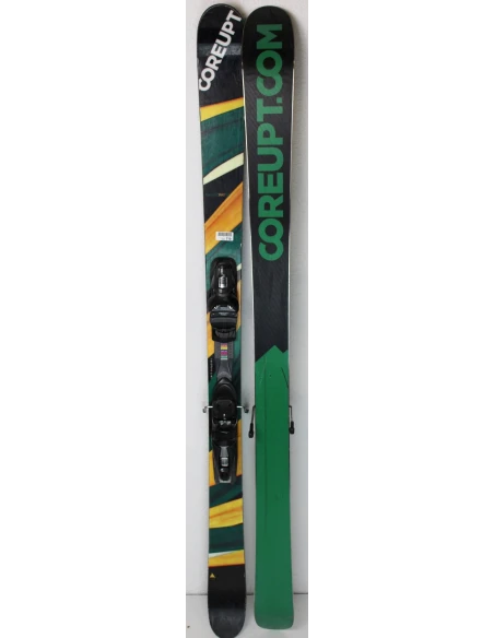 Pack Ski Coreupt Candide Yard + Befestigungen Look NX10 Grün zustand 2