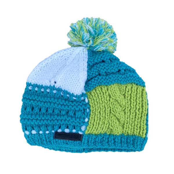 Wed'ze Lady Sl1 Ceramic Beanie Blue / Green