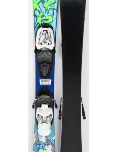 Pack Ski K2 Indy + Marker 4.5 Blau / Grün zustand 2