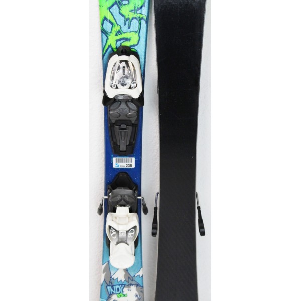 Pack Ski K2 Indy + Marker Bindings 4.5 Blue / Green - 2 state