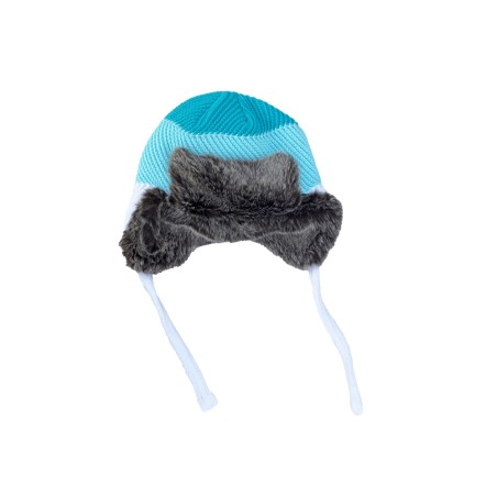 Junior Beanie Wed'ze Jr16 Sl1 Ceramic Turquoise / White WEDZE - 1