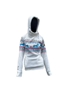 Rehall Jenniz Raindeer Snow Hoodie Damen Weiß REHALL - 2