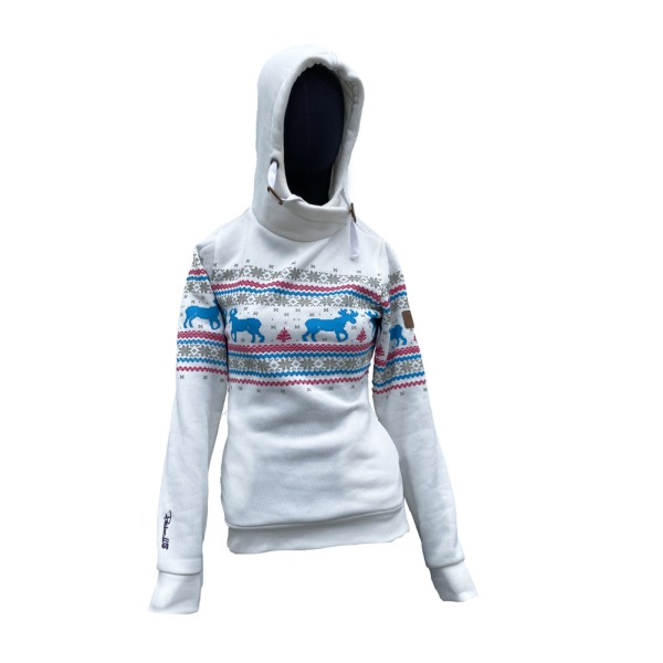 Rehall Jenniz Raindeer Snow Hoodie Donna Bianco REHALL - 2
