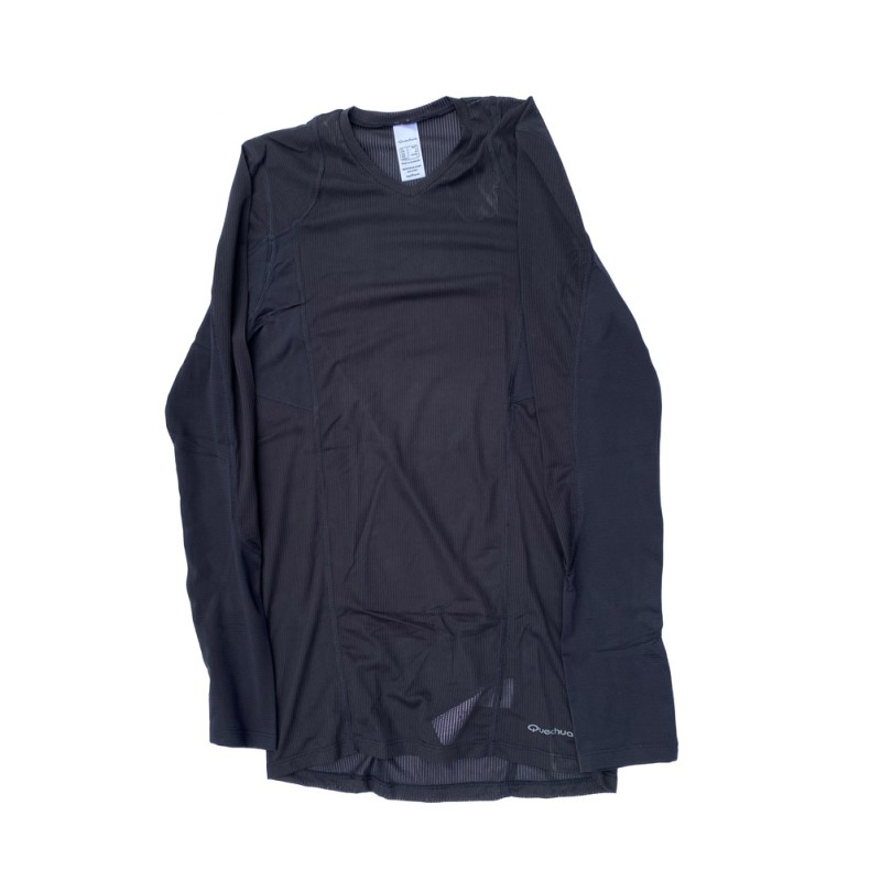 Technische Unterwäsche Quechua Ss Fresh Ml Schwarz QUECHUA - 1