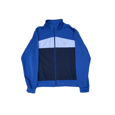 Domyos Gym'y Junior Tracksuit Vest Blue / White DOMYOS - 2 Domyos Gym'y Junior Tracksuit Vest Blue / White DOMYOS - 2