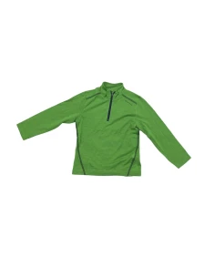 Technische Unterwäsche Quechua Tech Wool Zip Ml Jr Grün QUECHUA - 1