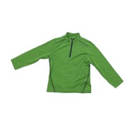 Sous-vêtement Technique Quechua Tech Wool Zip Ml Jr Vert