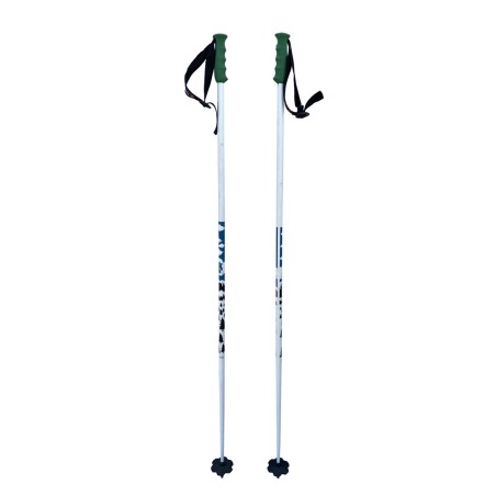 Majesty Ski Poles White / Blue MAJESTY - 1 Majesty Ski Poles White / Blue MAJESTY - 1