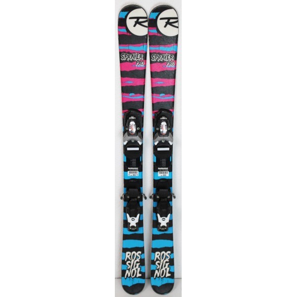 Pack Ski Rossignol Sprayer Pro + Bindungen Comp J-Neon Pink / Blau