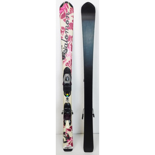 Pack Ski Salomon Jade + Bindings Salomon TZ5 Pink