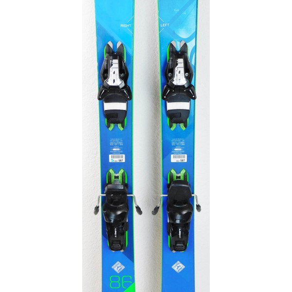 Pack Ski Elan Ripstick 86 SMU + Bindungen Tyrolia ELS 11 Blau