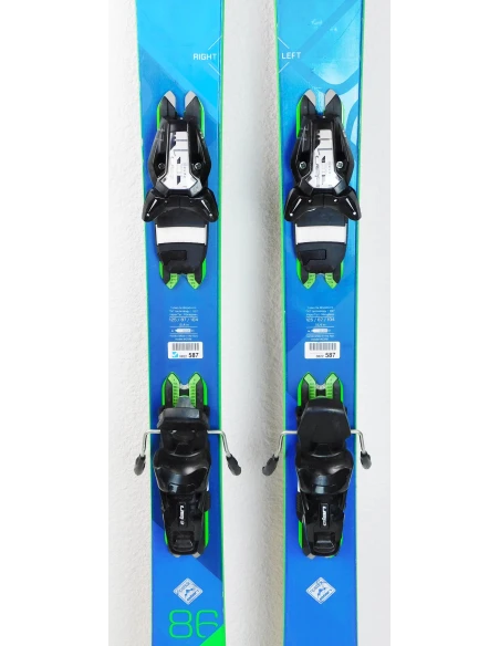 Pack Ski Elan Ripstick 86 SMU + Bindungen Tyrolia ELS 11 Blau
