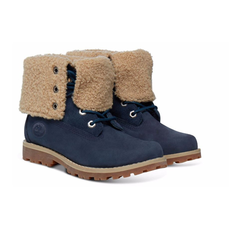 Timberland Authentics 6in Shearling Blue Schuhe TIMBERLAND - 1