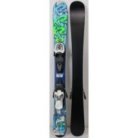 Pack Ski K2 Indy + Fixations Marker 4.5 Bleu / Vert - état 1