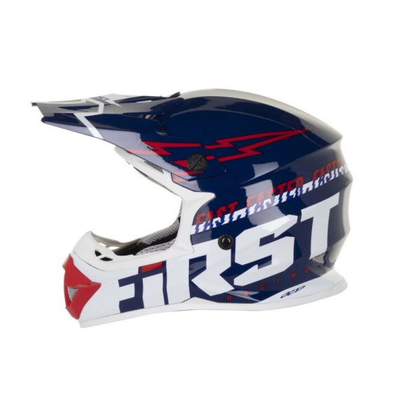 Casco MTB First Racing K2 Lightning Bolt Blu / Bianco / Rosso FIRST RACING - 1