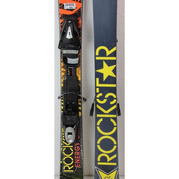 Pack Ski Rockstar Energy Drink mini sci + Binding Tyrolia SP75 - stato 3