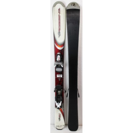 Pack Ski Rossignol Bandit + Bindungen Comp Kid-Rot - zustand 2