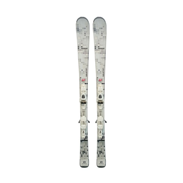 Pack Esquí Salomon Pure White + Fijaciones L10