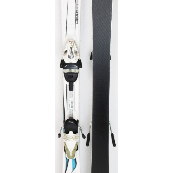 Pack Ski Head Mya R + Fixations Tyrolia Mya Blanc / Bleu -état 2