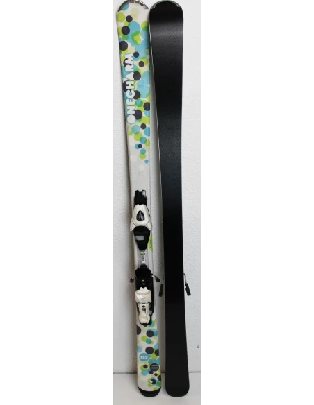 Pack Ski Wed'ze Onecharm + Fixations Salomon L9 Blanc