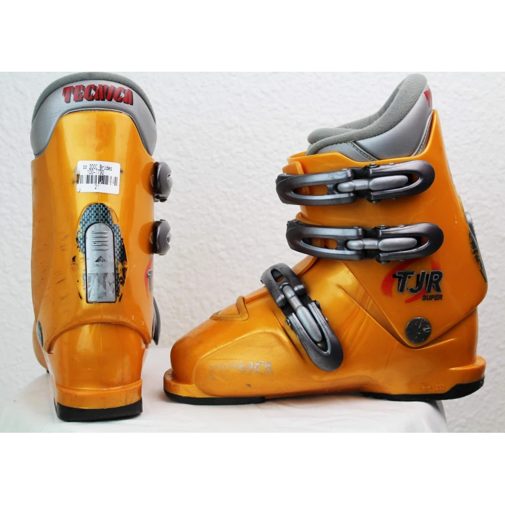 tecnica ski boots orange