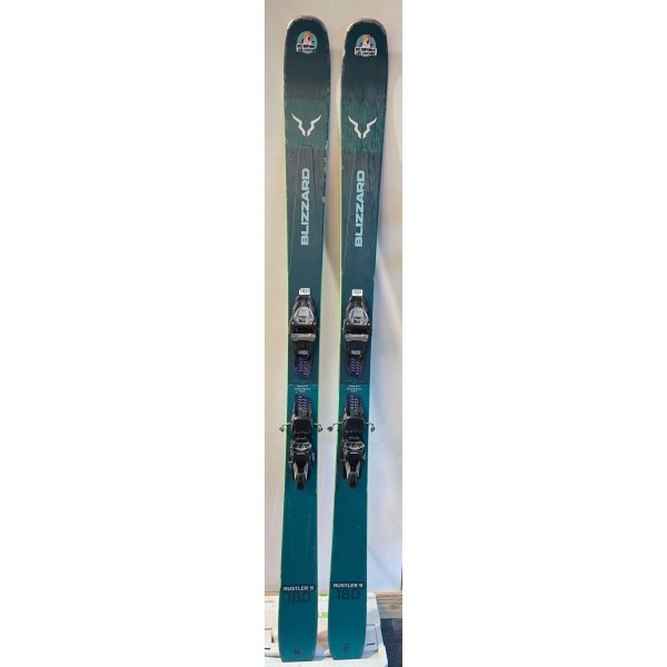 Pack Ski Homme BLIZZARD RUSTLER 9 + Fixations BLIZZARD - 1