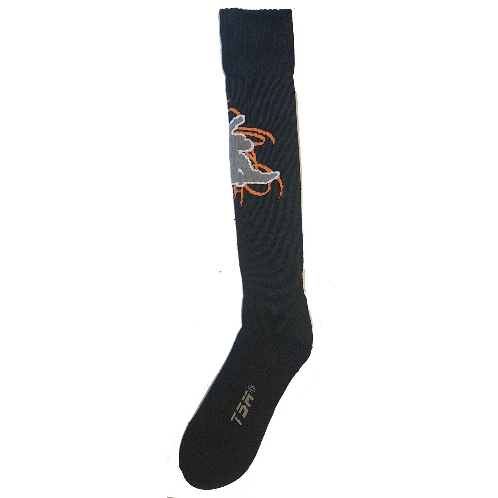 Ski-socken Thermolite Schwarz / Orange