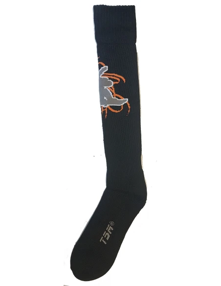 Ski-socken Thermolite Schwarz / Orange