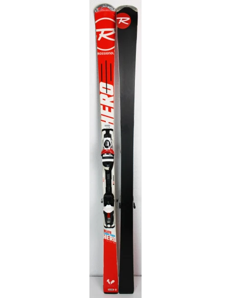 Pack Ski Rossignol Hero Elite Long Turn + Bindungen Rossignol 120 Rot
