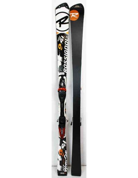 Pack Ski Rossignol Radical WorldCup 9 SL TI + Bindungen Rossignol 120 Weiß