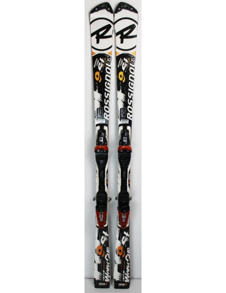 Pack Ski Rossignol Radical WorldCup 9 SL TI + Bindungen Rossignol 120 Weiß