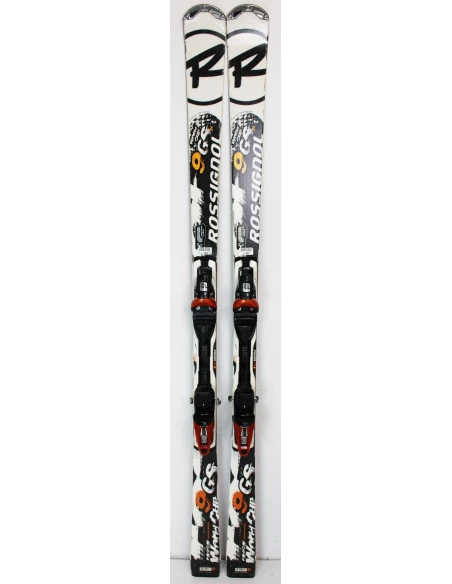Pack Ski Rossignol Radical 9 GS WorldCup TI + Bindungen Rossignol 120 Schwarz
