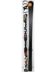 Pack Ski Rossignol Radical 9 GS WorldCup TI + Bindungen Rossignol 120 Schwarz
