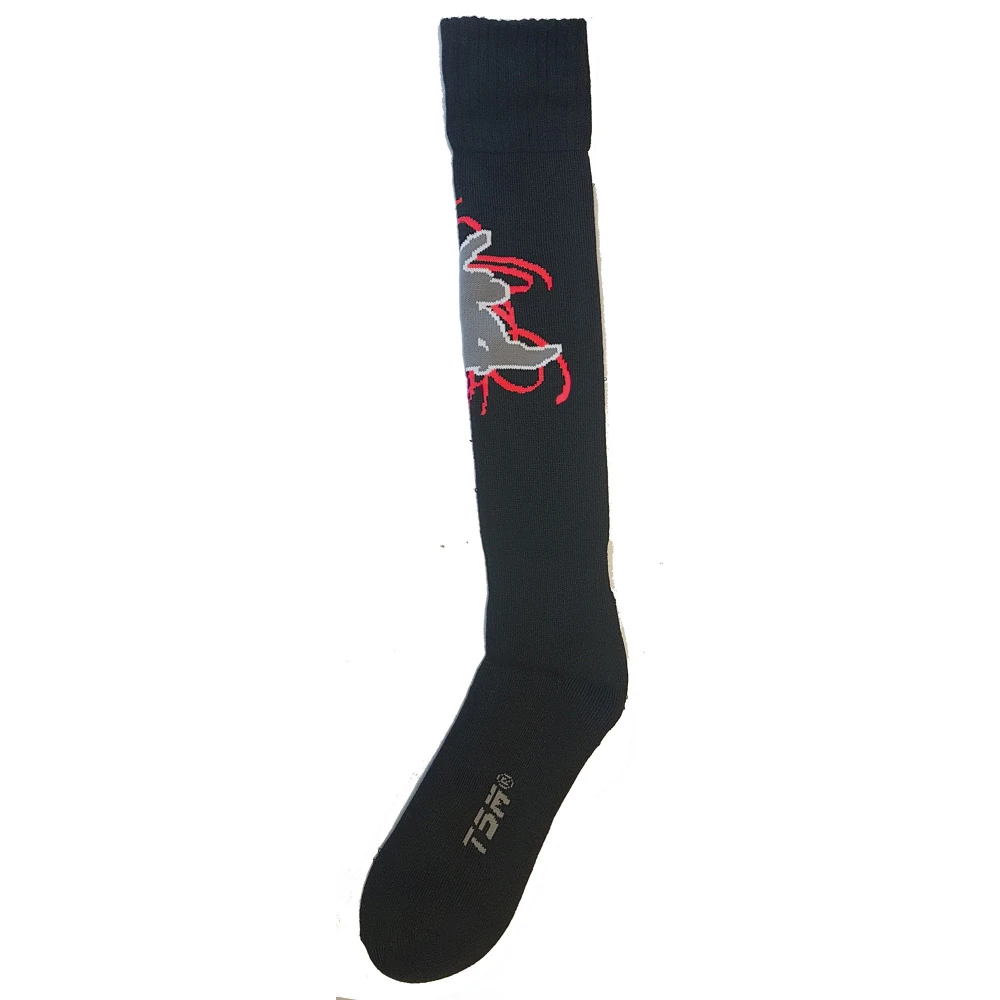 Ski-socken Thermolite Schwarz / Rot