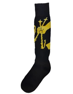 Ski-socken Torrent Ski Republic in Schwarz / Gelb