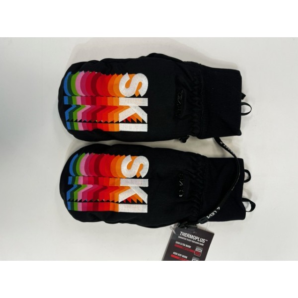 Mouffles Level Rainbow coral mitt  - 1