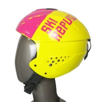 Casco da sci usato da Sci Repubblica Giallo / Rosa