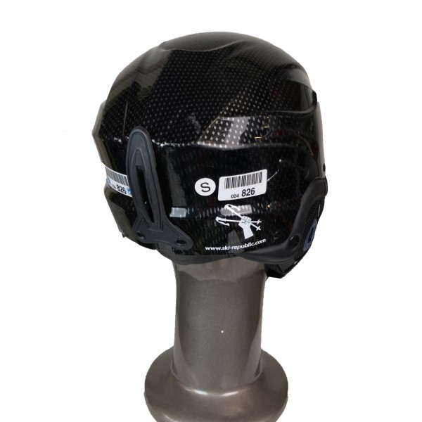 Casco de esquí usado de Esquí de la República Negro