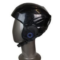 Casco de esquí usado de Esquí de la República Negro