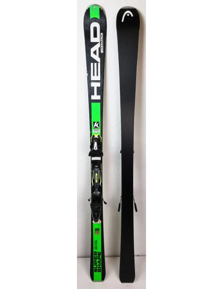 Pack Ski Head Supershape I.Magnum Noir + Fixations Tyrolia