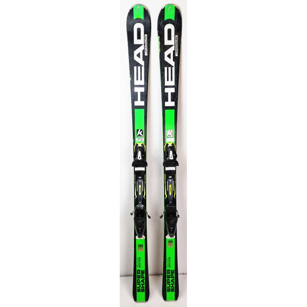 Pack Ski Head Supershape I. Magnum Schwarz + Tyrolia Bindungen