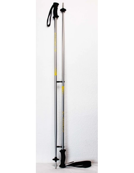 Ski poles Torrent Alu-Silver / Yellow 130 Ski poles Torrent Alu-Silver / Yellow 130