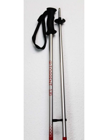 Ski poles Torrent Alu-Silver / Red 120 Ski poles Torrent Alu-Silver / Red 120