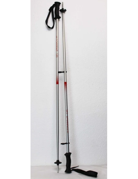 Bastoncini da sci Torrent Alu-Argento / Rosso 120 Bastoncini da sci Torrent Alu-Argento / Rosso 120